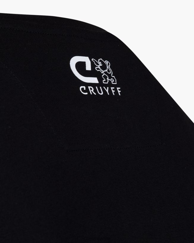 Álvaro tee Cruyff hombres negro D6DNB851 camiseta