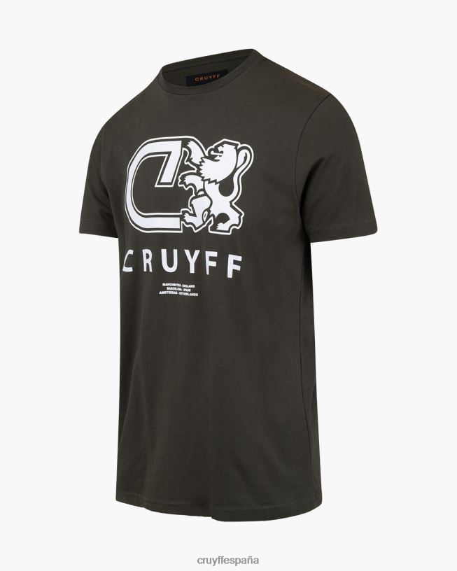Álvaro tee Cruyff hombres verde D6DNB850 camiseta