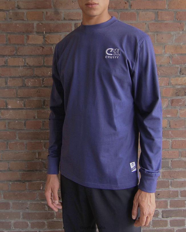 Ámsterdam raro Cruyff hombres azul D6DNB857 camiseta