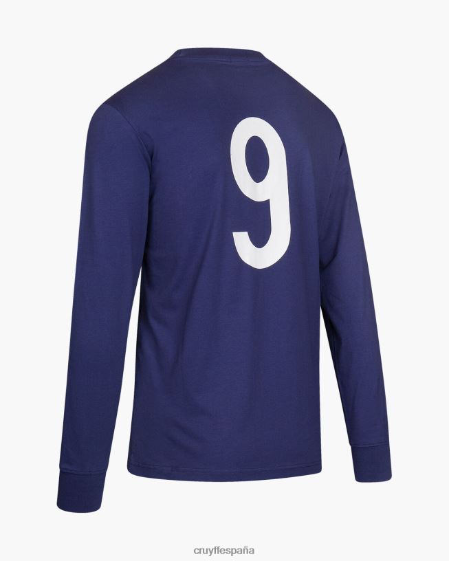 Ámsterdam raro Cruyff hombres azul D6DNB857 camiseta